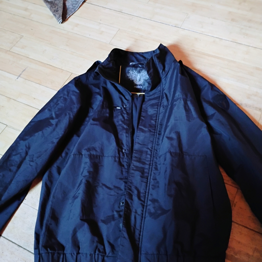 Men's Navy Raincoat